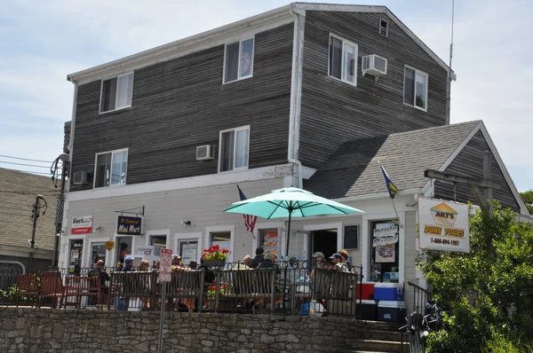 Commercial Street en Provincetown, Cape Cod en Massachusetts — Foto de Stock