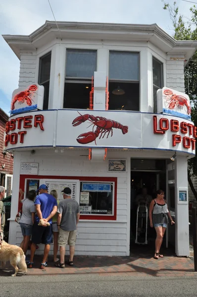 Commercial Street en Provincetown, Cape Cod en Massachusetts — Foto de Stock