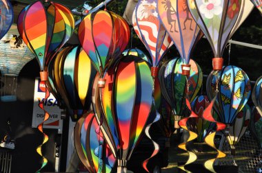 2015 Plainville Yangın Firma sıcak hava balon Festivali fuarında