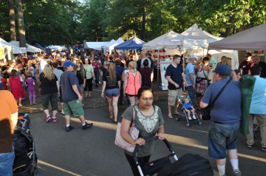 2015 Plainville Yangın Firma sıcak hava balon Festivali fuarında