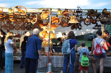 2015 Plainville Yangın Firma sıcak hava balon Festivali fuarında