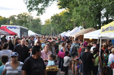 2015 Plainville Yangın Firma sıcak hava balon Festivali fuarında