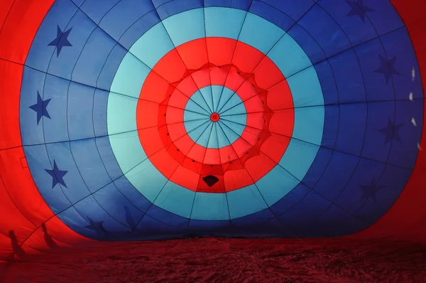 Egy hőlégballonban. — Stock Fotó