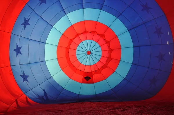 Egy hőlégballonban. — Stock Fotó