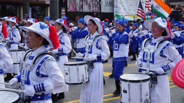 11 yıllık Hindistan günü geçit Edison, New Jersey