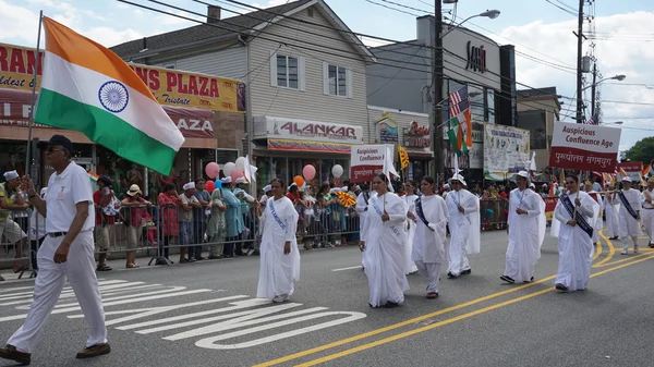 11º desfile anual del Día de la India en Edison, Nueva Jersey —  Fotos de Stock