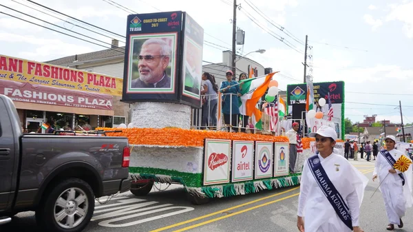 11e défilé annuel de la Journée de l'Inde à Edison, New Jersey — Photo