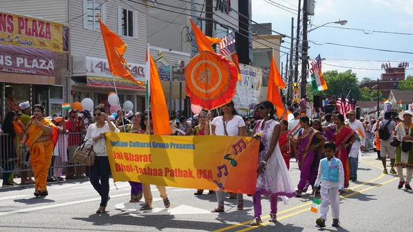 11. jährliche india day parade in edison, neues trikot — Stockfoto