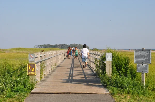 Silver Sands stát Park v Milfordu — Stock fotografie