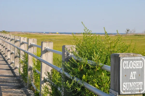 Срібло піски державний парк в місті Мілфорд, Коннектикут — стокове фото