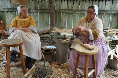Colonial Williamsburg Virginia'da Basketmaker