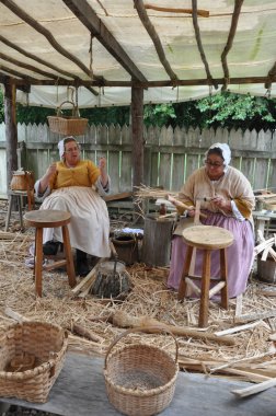 Colonial Williamsburg Virginia'da Basketmaker