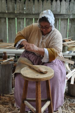 Colonial Williamsburg Virginia'da Basketmaker