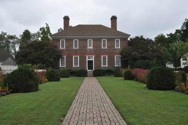 George Wythe House en Colonial Williamsburg, Virginia — Foto de Stock