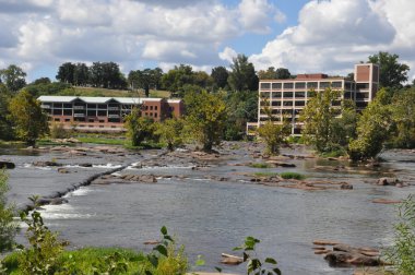 Belle Isle köprü Richmond, Virginia görünümünden