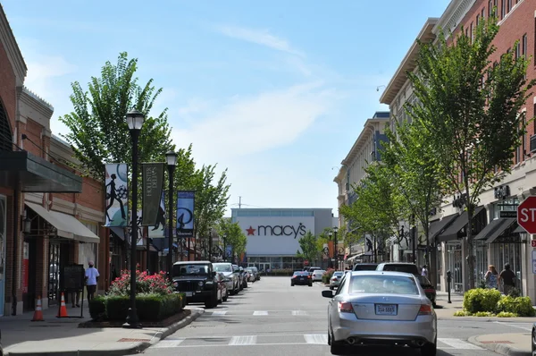 Yarımadası kasaba Merkezi Hampton, Virginia — Stok fotoğraf