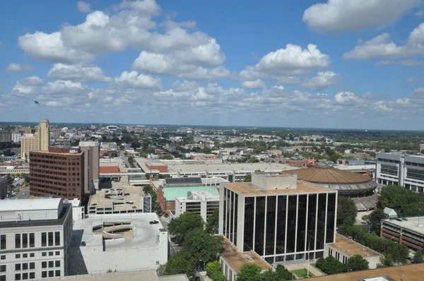 Вид з повітря на Річмонд (штат Вірджинія). — стокове фото