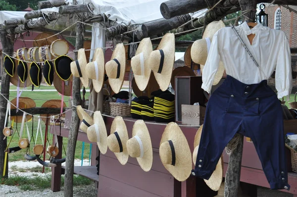 Praça do Mercado em Colonial Williamsburg, Virginia — Fotografia de Stock