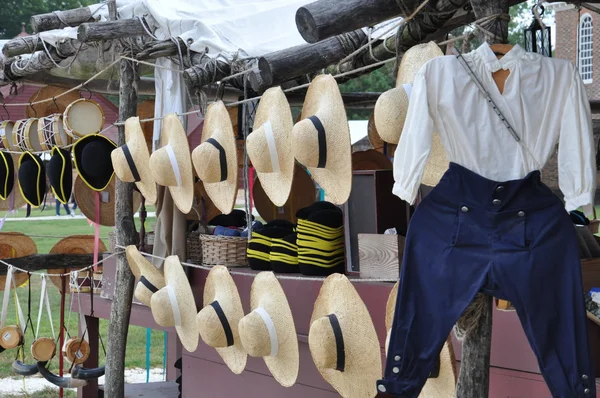 Praça do Mercado em Colonial Williamsburg, Virginia — Fotografia de Stock