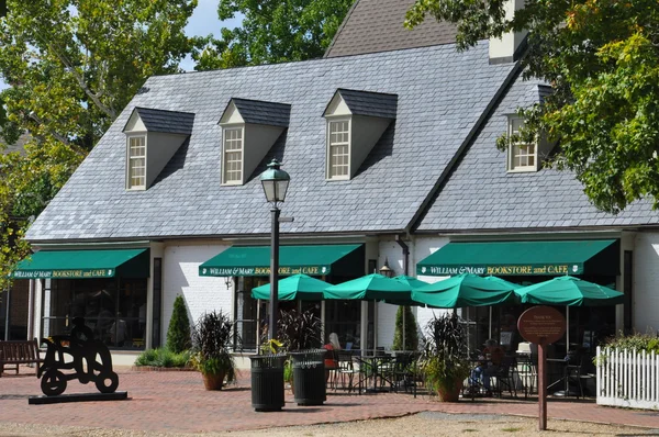 Mercadores Square in Colonial Williamsburg, Virginia — Fotografia de Stock