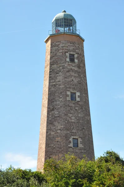 Antiguo faro de Cape Henry en Fort Story en Virginia Beach — Foto de Stock