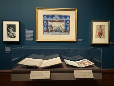 NEW YORK, NY - 3 AUG: New York 'taki Morgan Kütüphanesi ve Müzesinde sergi, 3 Ağustos 2024.