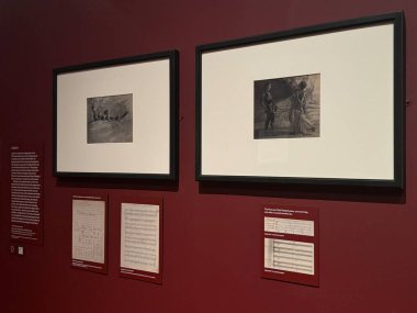 NEW YORK, NY - 3 AUG: New York 'taki Morgan Kütüphanesi ve Müzesinde sergi, 3 Ağustos 2024.