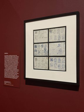 NEW YORK, NY - 3 AUG: New York 'taki Morgan Kütüphanesi ve Müzesinde sergi, 3 Ağustos 2024.