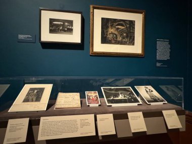 NEW YORK, NY - 3 AUG: New York 'taki Morgan Kütüphanesi ve Müzesinde sergi, 3 Ağustos 2024.