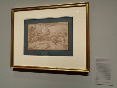 NEW YORK, NY - 3 AUG: New York 'taki Morgan Kütüphanesi ve Müzesinde sergi, 3 Ağustos 2024.