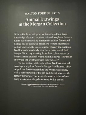 NEW YORK, NY - 3 AUG: New York 'taki Morgan Kütüphanesi ve Müzesinde sergi, 3 Ağustos 2024.