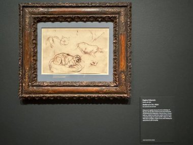 NEW YORK, NY - 3 AUG: New York 'taki Morgan Kütüphanesi ve Müzesinde sergi, 3 Ağustos 2024.