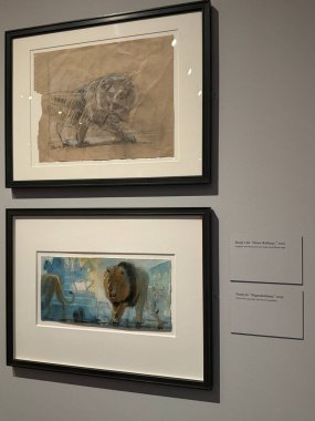 NEW YORK, NY - 3 AUG: New York 'taki Morgan Kütüphanesi ve Müzesinde sergi, 3 Ağustos 2024.