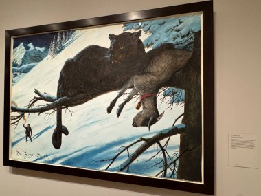 NEW YORK, NY - 3 AUG: New York 'taki Morgan Kütüphanesi ve Müzesinde sergi, 3 Ağustos 2024.