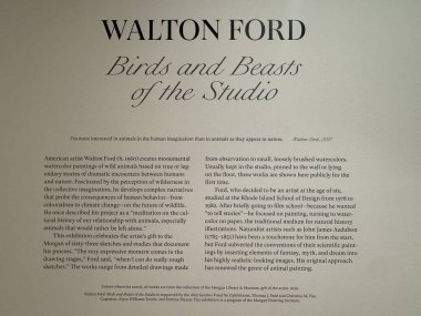 NEW YORK, NY - 3 AUG: New York 'taki Morgan Kütüphanesi ve Müzesinde sergi, 3 Ağustos 2024.