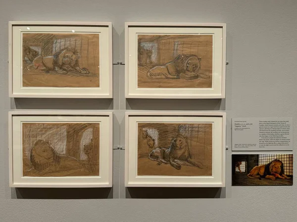 NEW YORK, NY - 3 AUG: New York 'taki Morgan Kütüphanesi ve Müzesinde sergi, 3 Ağustos 2024.