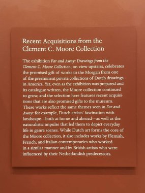 NEW YORK, NY - 3 AUG: New York 'taki Morgan Kütüphanesi ve Müzesinde sergi, 3 Ağustos 2024.