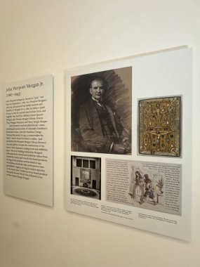 NEW YORK, NY - 3 AUG: New York 'taki Morgan Kütüphanesi ve Müzesinde sergi, 3 Ağustos 2024.