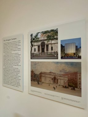 NEW YORK, NY - 3 AUG: New York 'taki Morgan Kütüphanesi ve Müzesinde sergi, 3 Ağustos 2024.