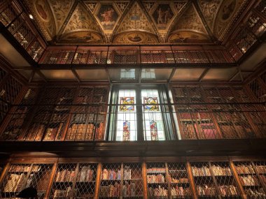 NEW YORK, NY - 3 AUG: New York 'taki Morgan Kütüphanesi ve Müzesi' nde J. Pierpont Morgan Kütüphanesi, 3 Ağustos 2024.