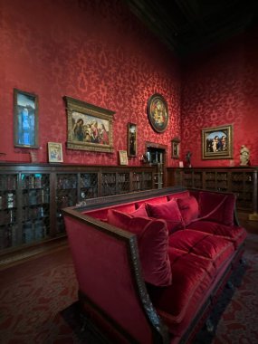 NEW YORK, NY - 3 AUG: New York 'taki Morgan Kütüphanesi ve Müzesi' nde J. Pierpont Morgan Kütüphanesi, 3 Ağustos 2024.