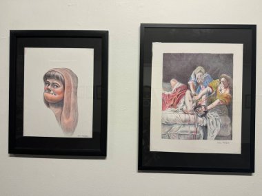 NEW YORK NY - 3 AUG: New York 'taki Toplum İllüstratörleri Müzesi' nde sergi, 3 Ağustos 2024.