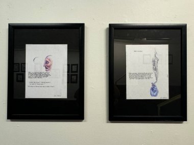 NEW YORK NY - 3 AUG: New York 'taki Toplum İllüstratörleri Müzesi' nde sergi, 3 Ağustos 2024.