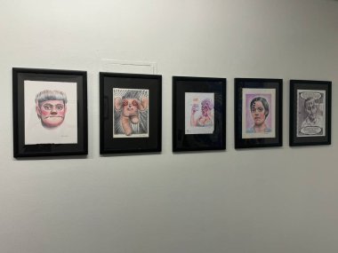 NEW YORK NY - 3 AUG: New York 'taki Toplum İllüstratörleri Müzesi' nde sergi, 3 Ağustos 2024.