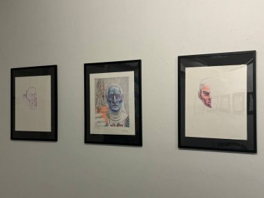 NEW YORK NY - 3 AUG: New York 'taki Toplum İllüstratörleri Müzesi' nde sergi, 3 Ağustos 2024.