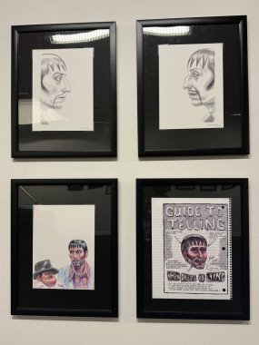 NEW YORK NY - 3 AUG: New York 'taki Toplum İllüstratörleri Müzesi' nde sergi, 3 Ağustos 2024.