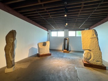 NEW YORK NY - 24 AUG: New York 'taki Noguchi Müzesi' nde sergi, 24 Ağustos 2024.