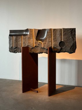 NEW YORK NY - 24 AUG: New York 'taki Noguchi Müzesi' nde sergi, 24 Ağustos 2024.