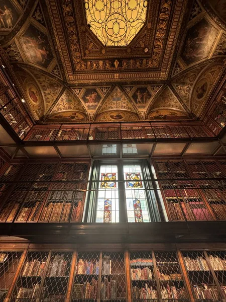 NEW YORK, NY - 3 AUG: New York 'taki Morgan Kütüphanesi ve Müzesi' nde J. Pierpont Morgan Kütüphanesi, 3 Ağustos 2024.