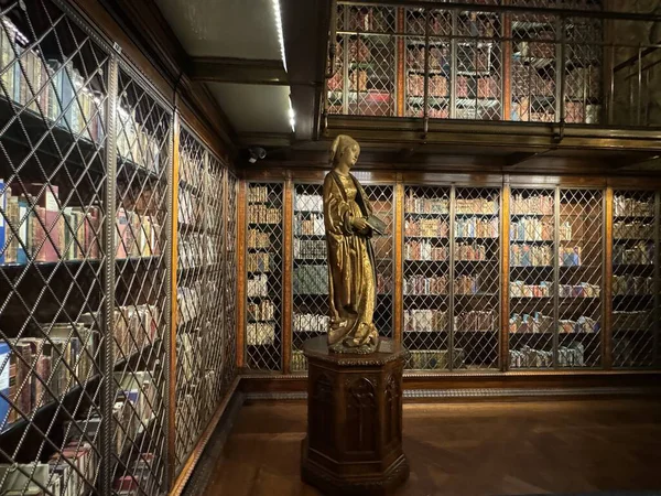 NEW YORK, NY - 3 AUG: New York 'taki Morgan Kütüphanesi ve Müzesi' nde J. Pierpont Morgan Kütüphanesi, 3 Ağustos 2024.